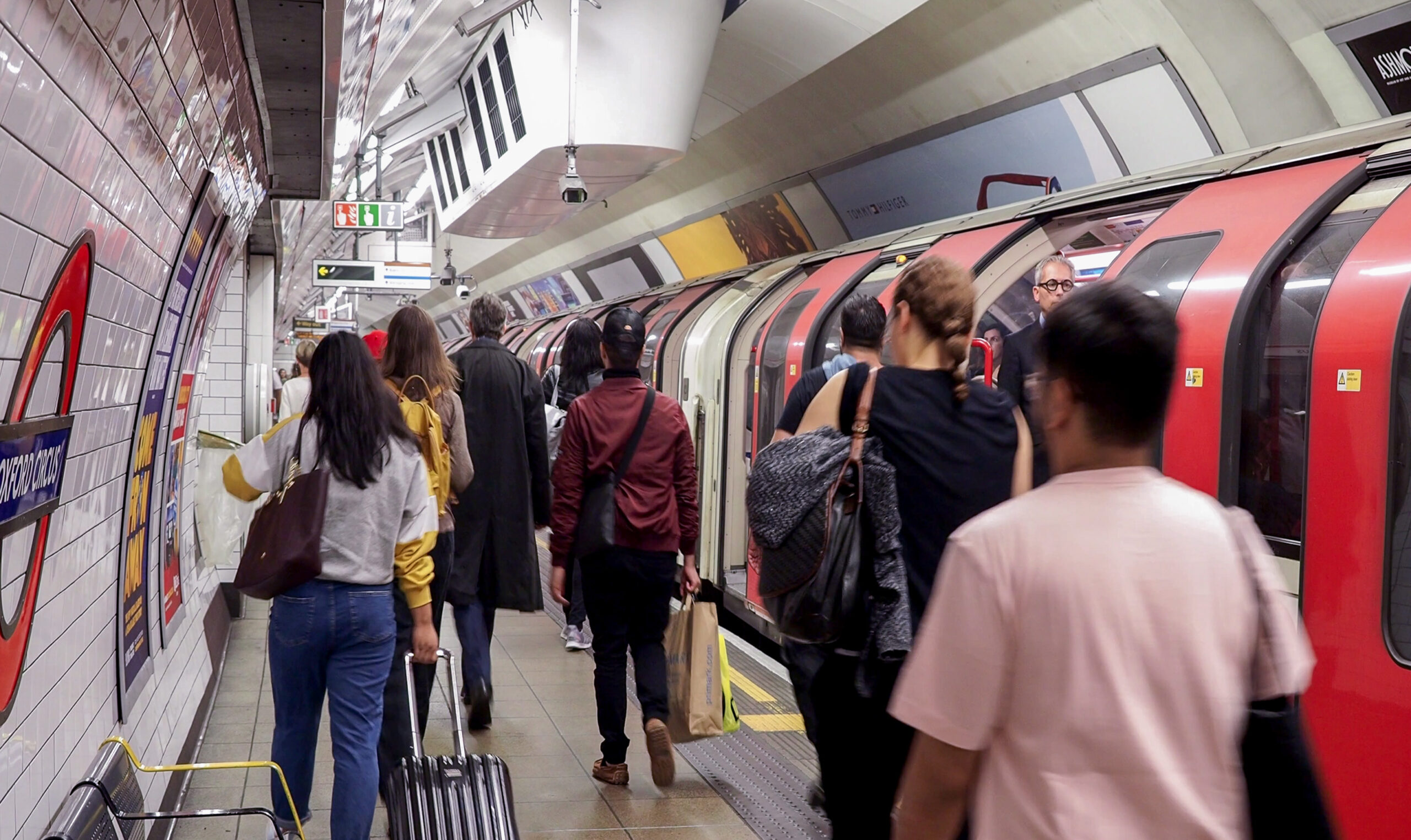 Oxford circus passengers